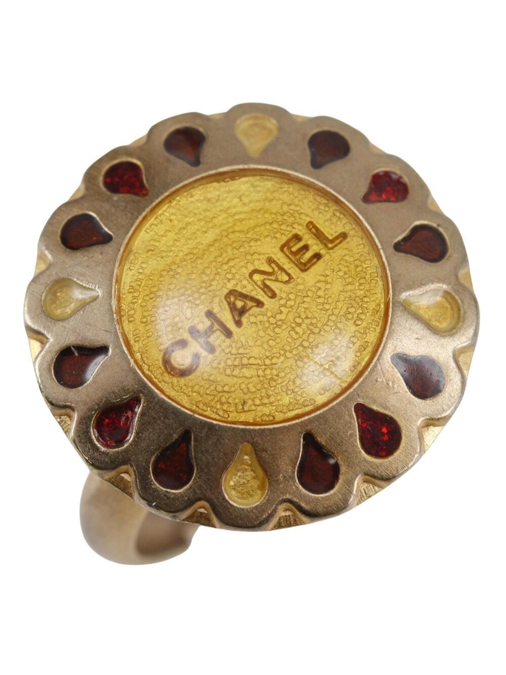 Chanel Flower Motif Ring Metal #229068C65B